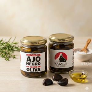 Dientes Pelados en Aceite de Oliva x200gr